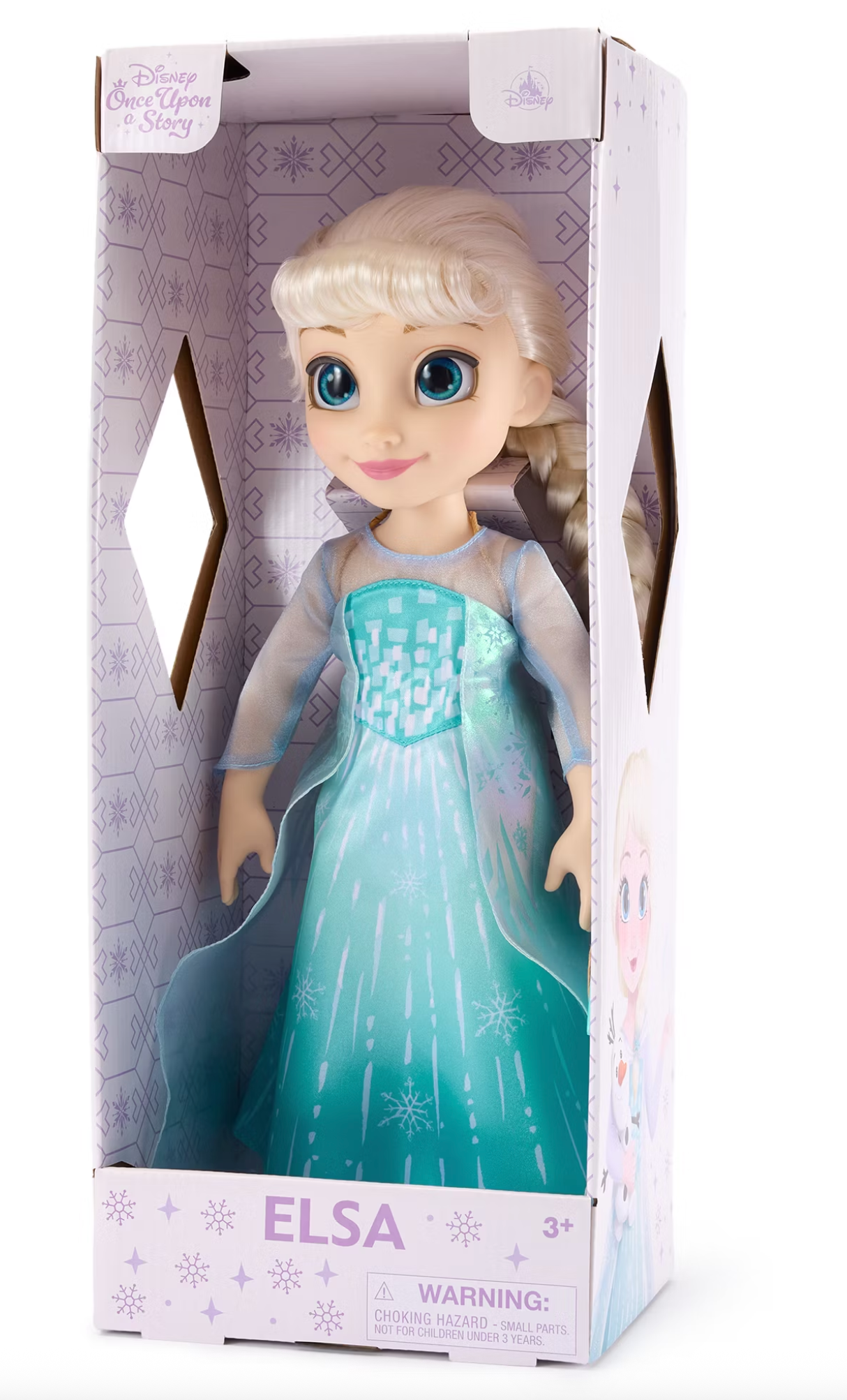 elsa in dark blue dress Elsa Disney Once Upon a Story Doll Frozen 16''
