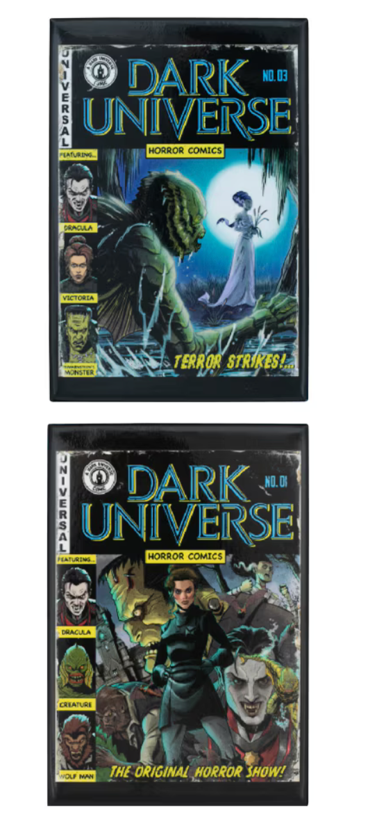 universal studios monsters book Universal Studios Dark Universe Monsters Comic Magnet Set New With Tag – I  Love Characters