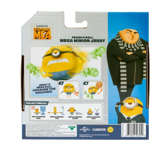 Despicable Me Crash & Roll Mega Minion Jerry Action Figure Toy New with Box