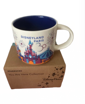 Disney 30th Anniversary Disneyland Paris Starbucks Coffee Mug New with Box