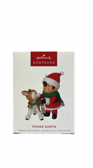 Hallmark 2025 Keepsake Young Santa Christmas Ornament New with Box