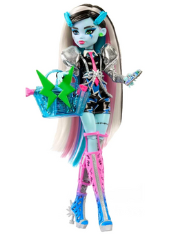 Monster High Doll Amped Up Frankie Stein Rockstar with Instrument & Accessories