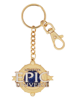 Universal Studios Epic Universe Logo Keychain New With Tag