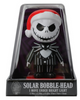 Disney Santa Jack Skellington Solar Bobblehead Nightmare Before Christmas New