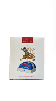 Hallmark 2025 Keepsake Merry Mechanical Ride Musical Christmas Ornament New Box