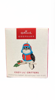 Hallmark 2025 Keepsake Mini Cozy Lil' Critters Christmas Ornament New with Box