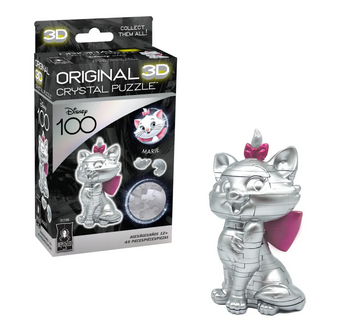 Disney Platinum Marie Aristocats 3D Crystal Puzzle New with Box