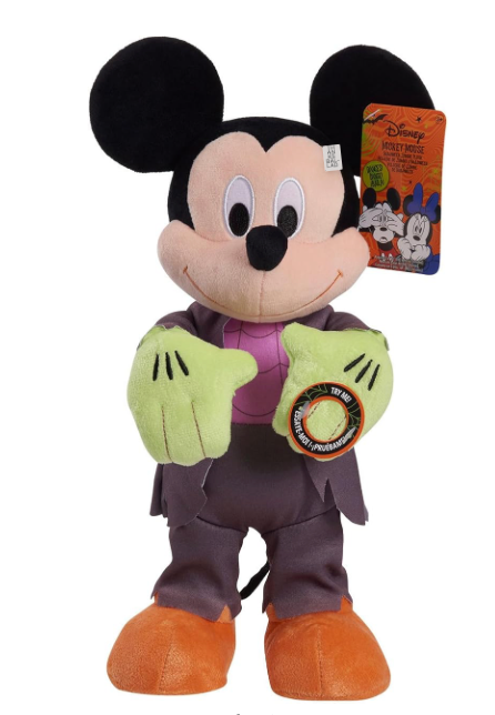 Just Play Disney Seasonal Zombie Mickey Mouse Halloween 13.5 Toy