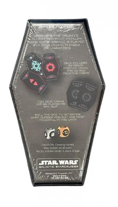 Disney Star Wars Galactic Starcruiser Sabacc Coruscant Shift Cards Dice Game New