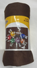 M&M's World Peanuts Bag Brown Fleece Blanket New with Tag
