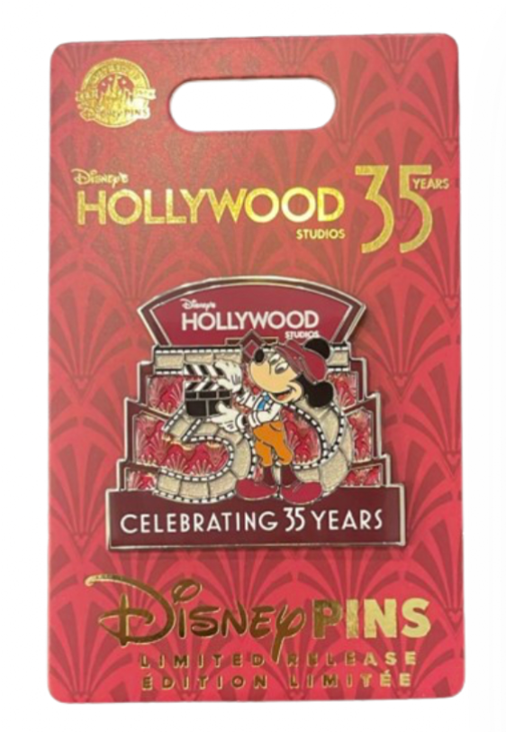 Disney Parks Mickey Mouse Disney’s Hollywood Studios Celebrating 35 Y Pin New