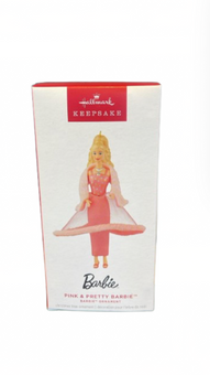 Hallmark Keepsake 2025 Barbie Pink and Pretty Christmas Ornament New with Box
