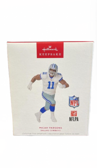 Hallmark 2025 Keepsake NFL Dallas Cowboys Micah Parsons Christmas Ornament New