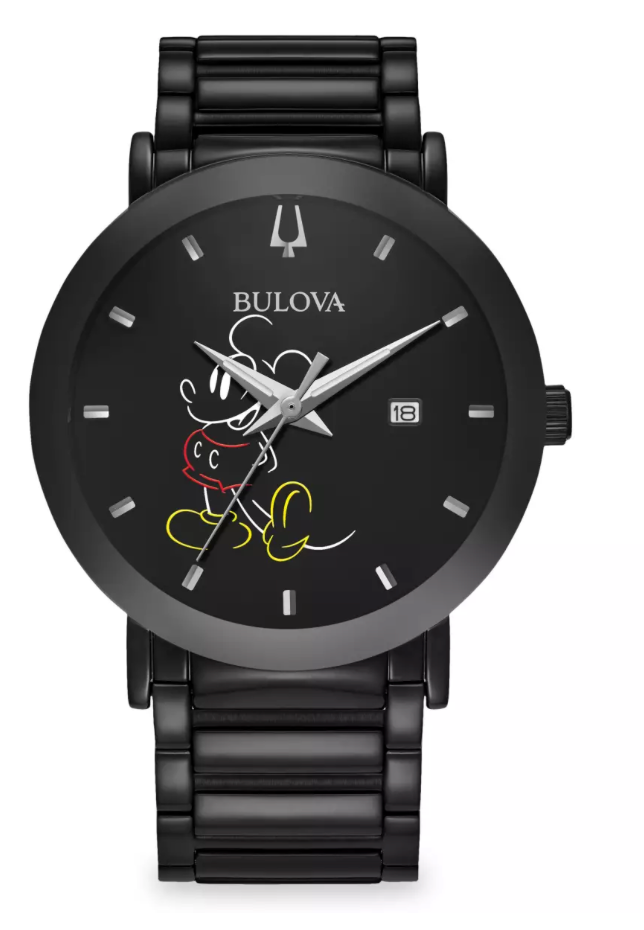 Disney Parks Mickey Mouse Silhouette Stainless Steel Quartz  display picture 2