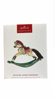 Hallmark 2025 Keepsake Rocking Horse Memories Christmas Ornament New with Box