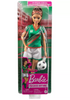 Barbie Soccer Doll Green #16 Uniform Toy New with Box