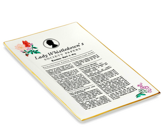 Hallmark Bridgerton Lady Whistledown's Society Papers Trinket Dish New With Tag