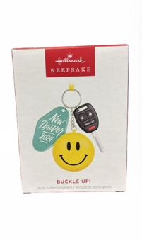 Hallmark 2024 Keepsake Buckle Up! 2024 Photo Frame Christmas Ornament New w Box