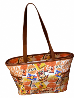 Disney Parks Epcot Italy Pizza Gelato Caffe Espresso Tote Bag New With Tag