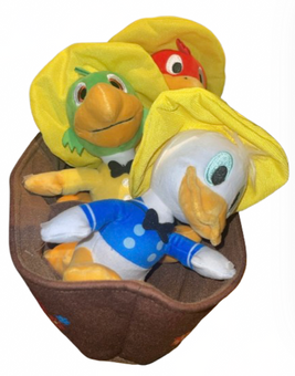Disney Parks Epcot Mexico Three Caballeros Donald Grand Fiesta Ride Plush New