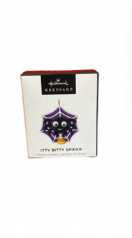 Hallmark 2025 Keepsake Mini Itty Bitty Spider Halloween Ornament New with Box