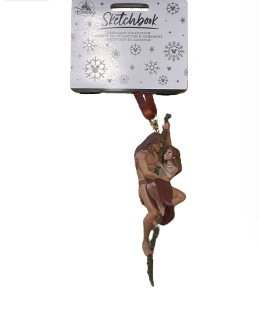 シャンシャン様♡ご確認用♡【健康祈願】Xmasオーロラリース＆ジャパンダリース Disney Parks 25th Tarzan Jane Porter Sketchbook Christmas Ornament