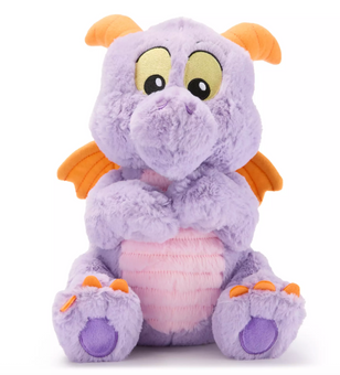 Disney Parks Figment Plush with Blanket Pouch Epcot Babies Small New
