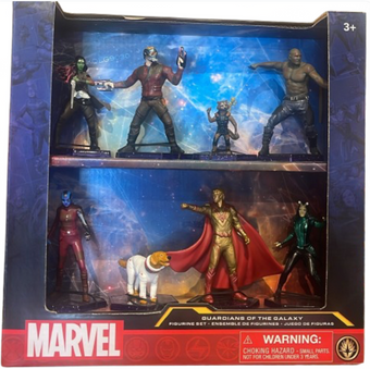 Disney Parks Marvel Guardians of the Galaxy Figurine Playset Toy New With Box