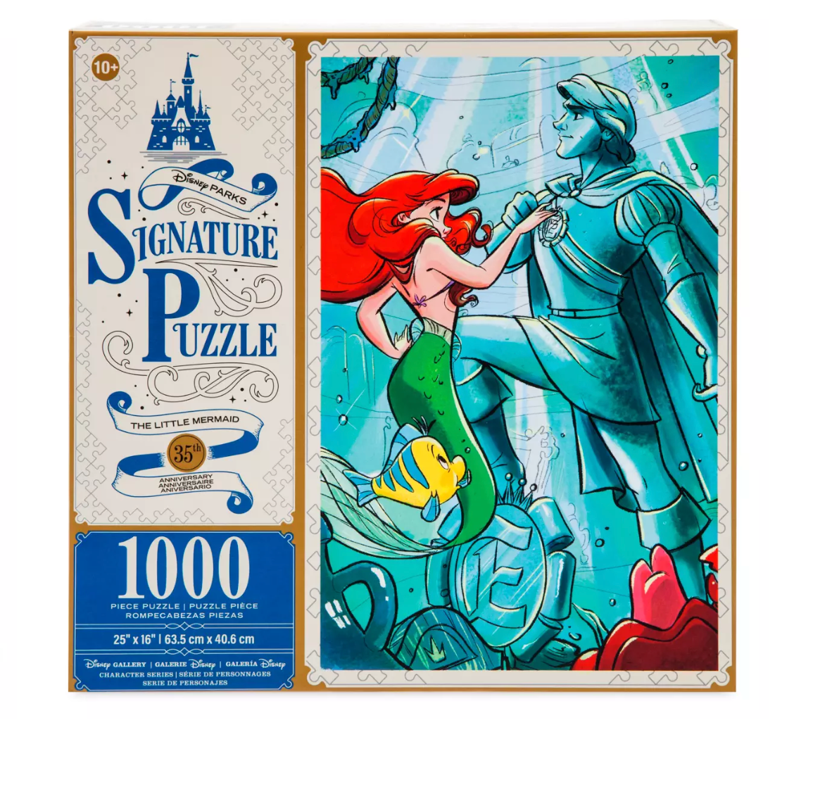 35 Happiest Celebration! ジグソーパズル 1000ピース Disney Parks Signature 1000pcs Puzzle The Little Mermaid 35th