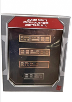 Disney Parks Star Wars Galaxy Galactic Credits Currency Cosplay Coins New Box