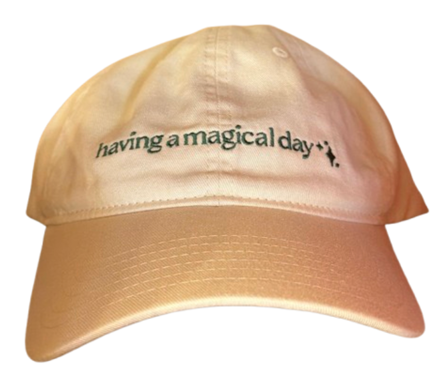 Disney Parks Disneyland Characters Letters Tan Baseball Cap / Hat Disney Parks Mickey Mouse Vintage - Tan Baseball Cap Hat for  main image 2
