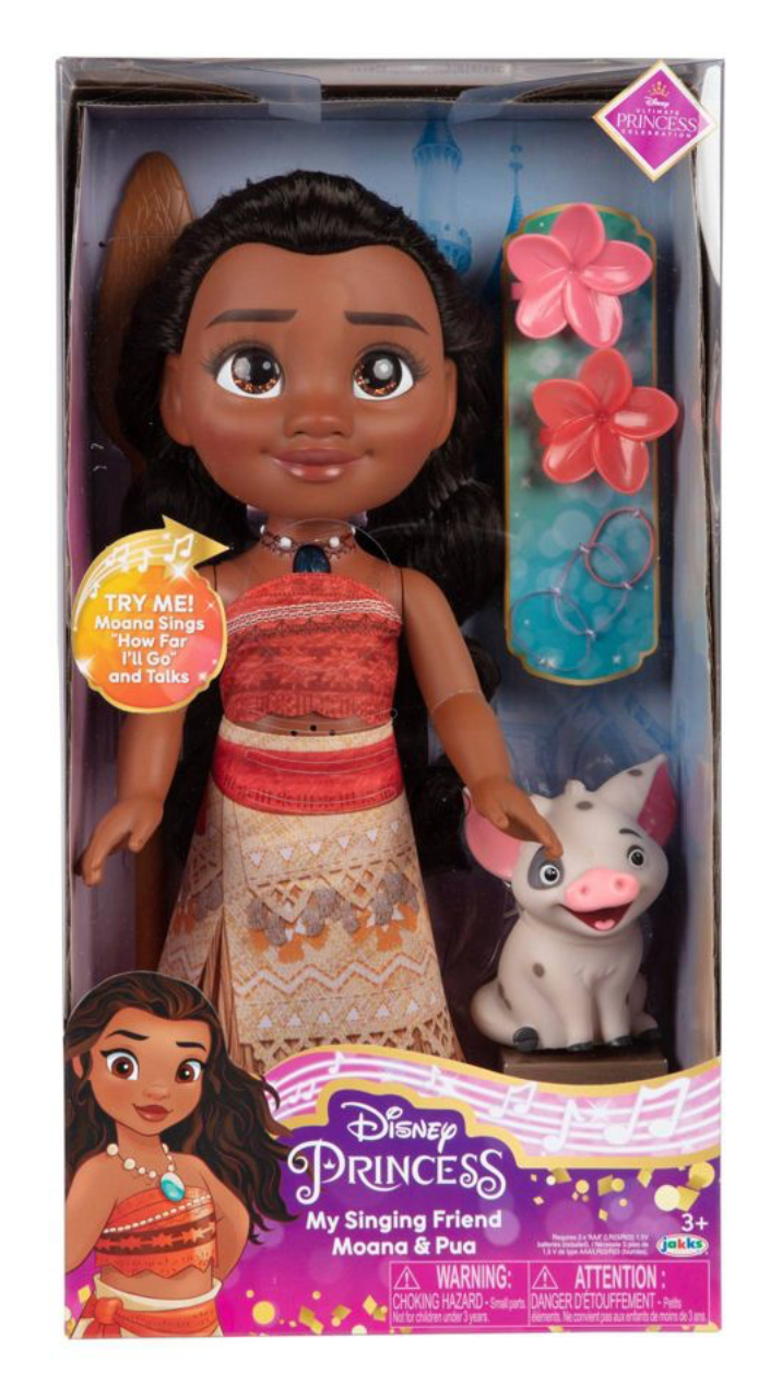 Disney Princess My Singing Friend Moana Pua Doll Toy New with Box I Love Characters