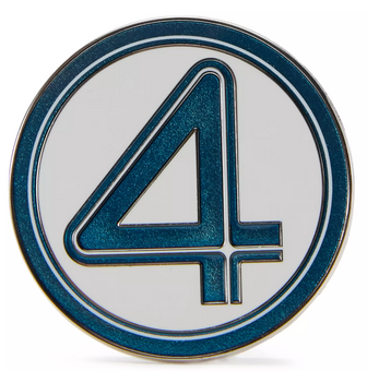 Disney Parks The Fantastic 4 First Steps 4 Icon Pin New with Card