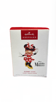 Hallmark Keepsake 2025 Disney Minnie Sunny Chic Christmas Ornament New with Box