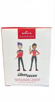 Hallmark Keepsake 2025 Star Trek Lower Decks Christmas Ornament Set New with Box