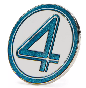 Disney Parks The Fantastic 4 First Steps 4 Icon Pin New with Card