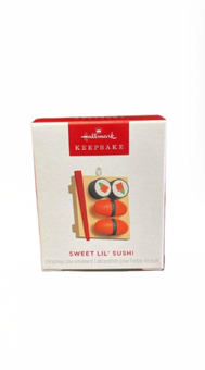 Hallmark 2025 Keepsake Mini Sweet Lil' Sushi Christmas Ornament New with Box