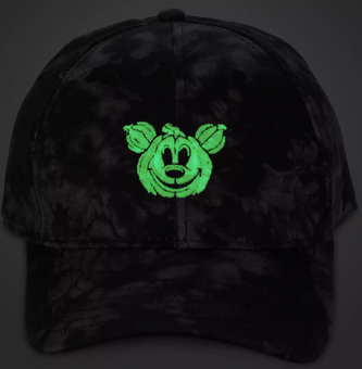 Disney Parks Mickey Jack-o'-Lantern Glow-in-the-Dark Baseball Cap for Adults New