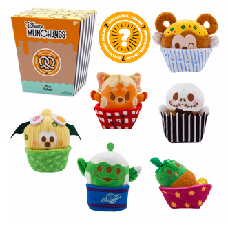 Disney Munchlings Sensational Snacks Mystery Plush Micro 4 3/4'' New with Box