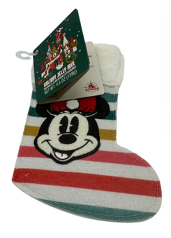 Disney Parks Holiday Minnie Mini Christmas Stocking New with Tag