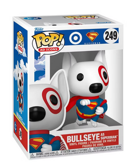 Funko POP! Ad Icons: Target Bullseye Superman Figure Toy New With Box