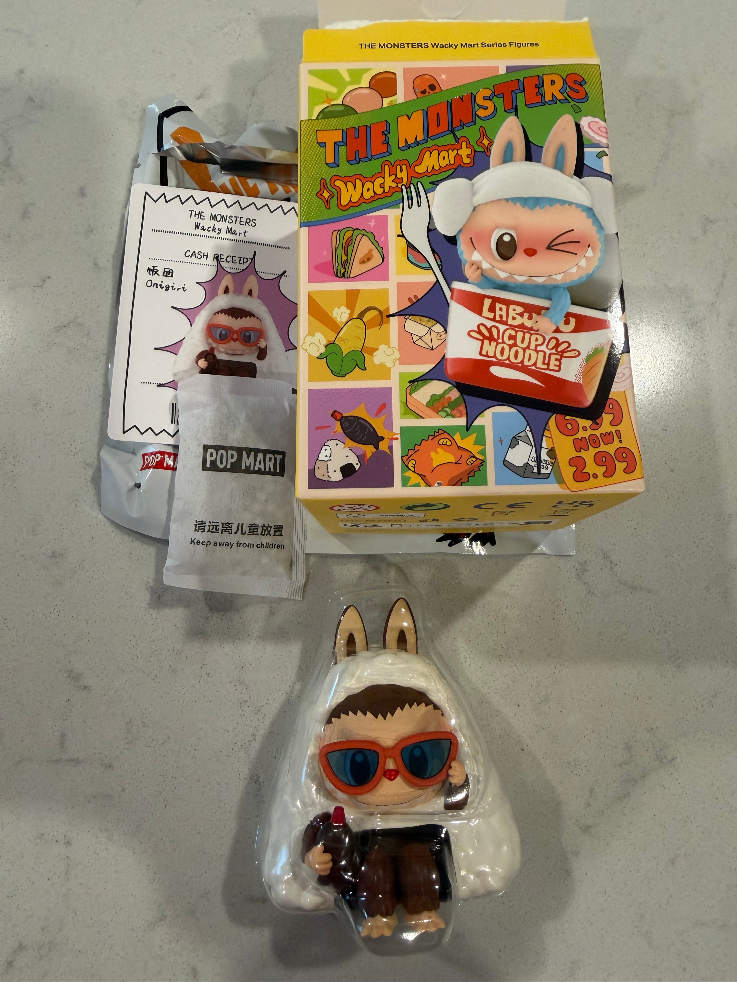 Pop Mart Labubu The Monsters Wacky Mart Onigiri Vinyl Figure USA