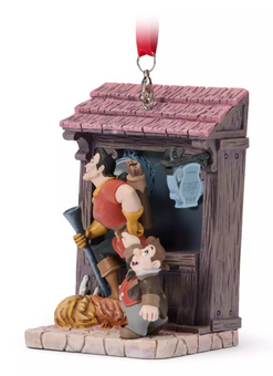 Disney Gaston and LeFou Sketchbook Christmas Ornament Beauty and the Beast New