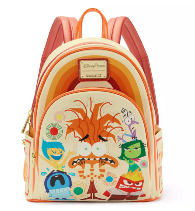 Disney Parks Inside Out 2 Anxiety Emotions Loungefly Mini Backpack New – I Love Characters