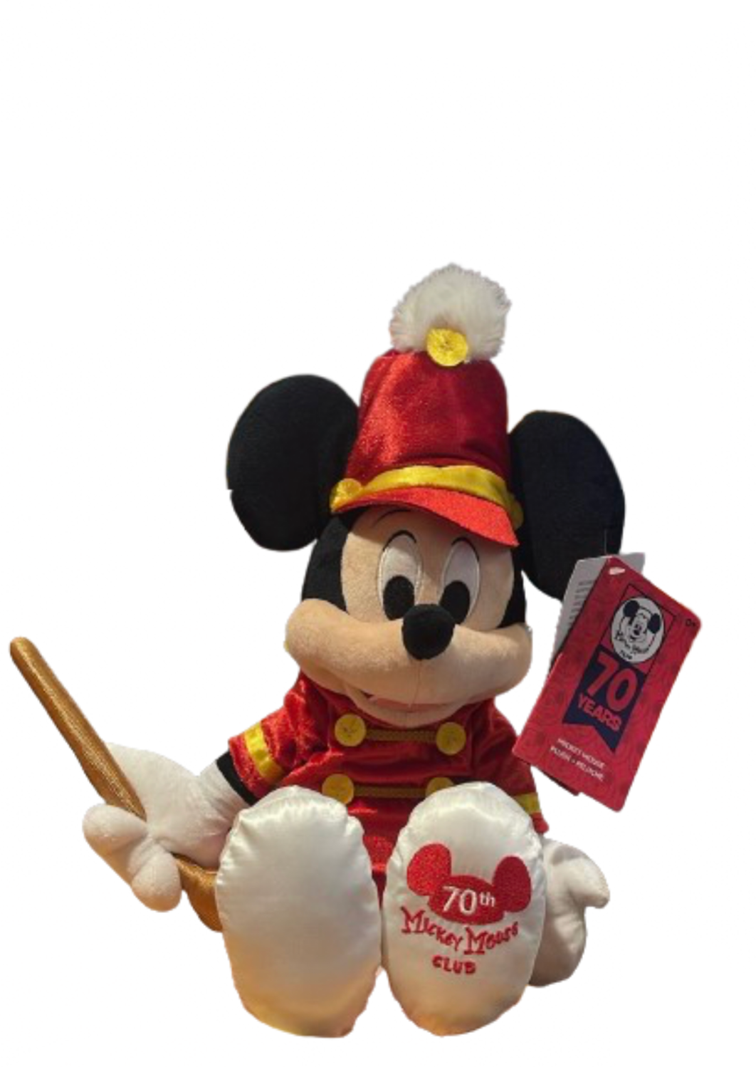 Disney Parks 70th Mickey Mouse Club Musical Mickey Plush New with