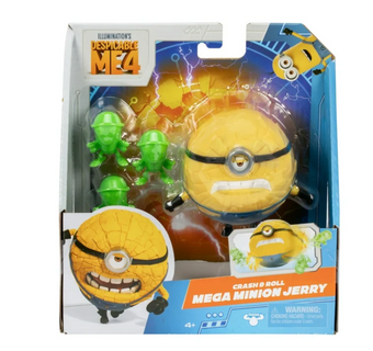 Despicable Me Crash & Roll Mega Minion Jerry Action Figure Toy New with Box