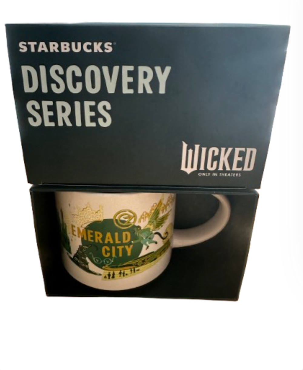 Starbucks Discovery Series Wicked Emerald City Ceramic Coffee Mug 