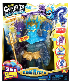 Heroes of Goo Jit Zu King Hydra Deep Goo Sea Figure Toy New With Box