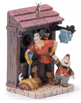 Disney Gaston and LeFou Sketchbook Christmas Ornament Beauty and the Beast New