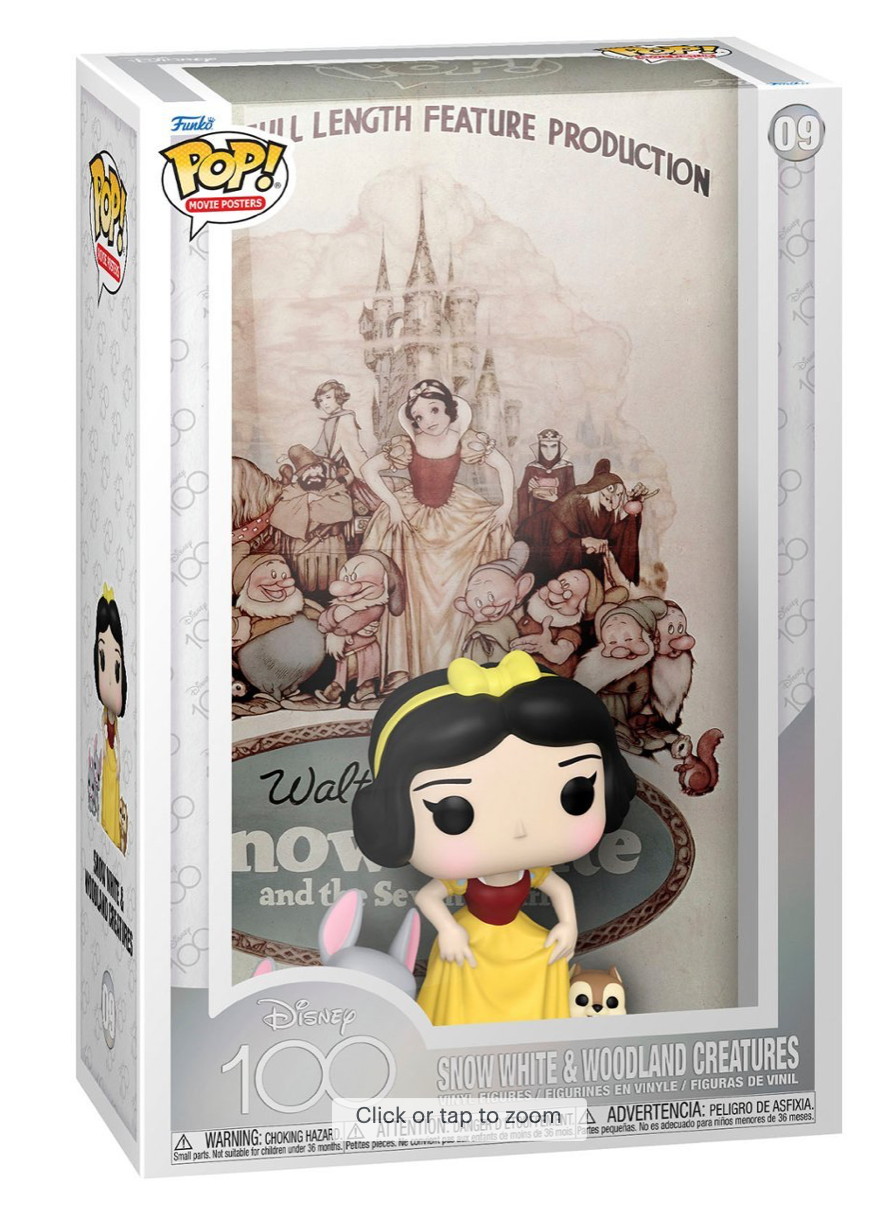 Funko Pop! Disney 100 Movie Posters 2種 Funko POP! Disney 100 Movie Poster: Disney- Snow White Figure